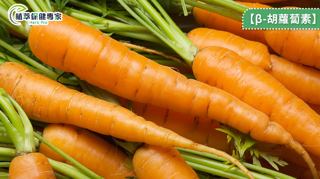 「平民人蔘」紅蘿蔔富含β-胡蘿蔔素，不僅有護眼功效，還可抗氧化、抗老及防癌